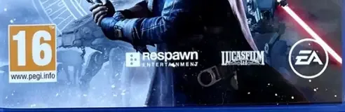 Star Wars Jedi: Fallen Order, the PEGI square on its front