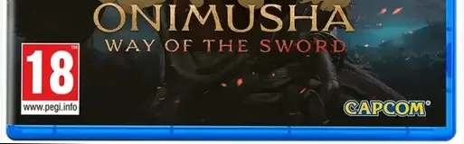 Onimusha: Way of the Sword, the PEGI square on its front