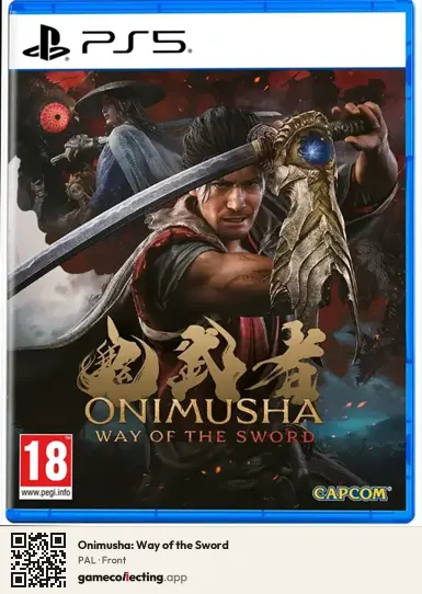 Onimusha: Way of the Sword PlayStation 5, PAL box front