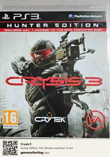 Crysis 3 PlayStation 3, Nordic countries box front
