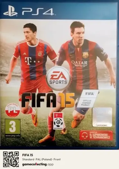 FIFA 15 PlayStation 4, Poland box front