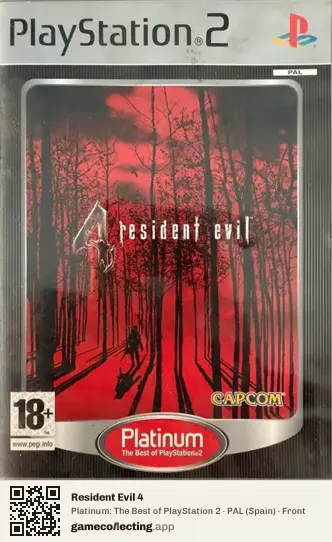 Resident Evil 4 PlayStation 2, Spain box front