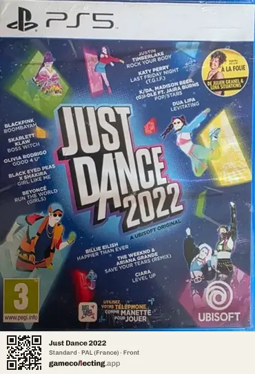 Just Dance 2022 PlayStation 5, France box front