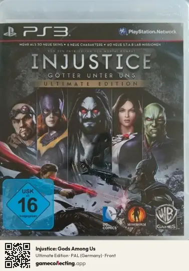 Injustice: Gods Among Us PlayStation 3, Germany box front
