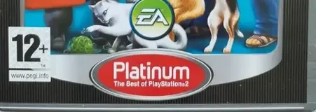 The Sims 2: Pets, the PEGI square on its front