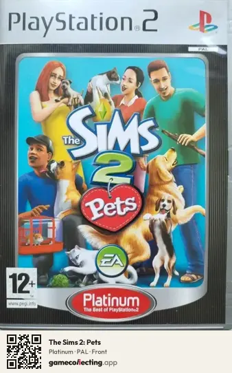 The Sims 2: Pets PlayStation 2, PAL box front