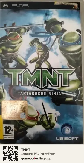 TMNT PlayStation Portable, Italy box front
