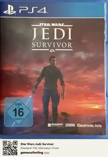 Star Wars Jedi: Survivor PlayStation 4, Germany box front