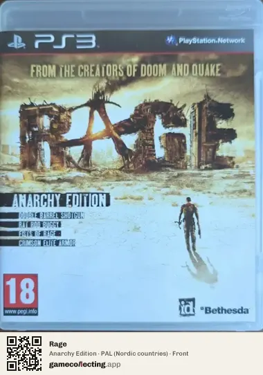 Rage PlayStation 3, Nordic countries box front