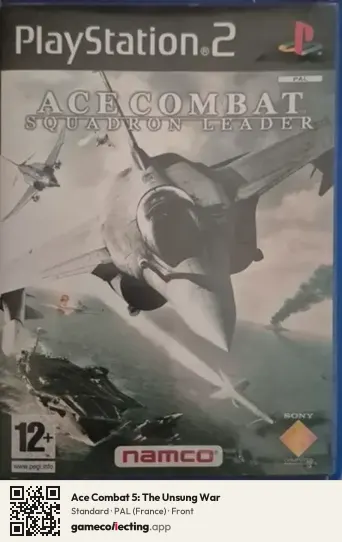 Ace Combat 5: The Unsung War PlayStation 2, France box front