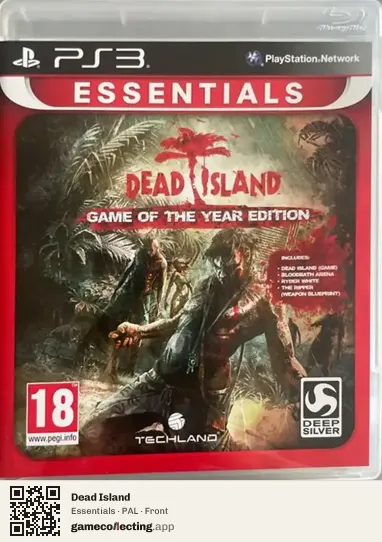 Dead Island PlayStation 3, PAL box front