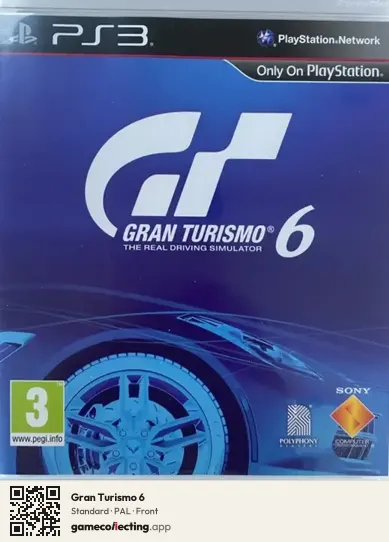 Gran Turismo 6 PlayStation 3, PAL box front