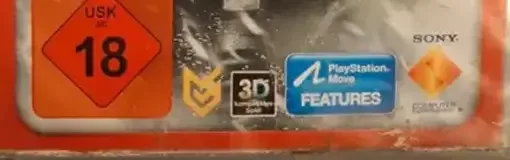 Killzone 3, the USK square on its front
