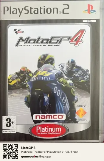 MotoGP 4 PlayStation 2, PAL box front