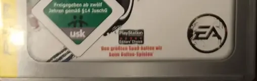 Burnout Paradise, the USK square on its front