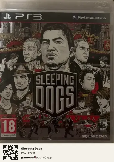 Sleeping Dogs PlayStation 3, PAL box front