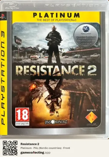 Resistance 2 PlayStation 3, Nordic countries box front