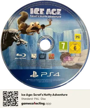 Ice Age: Scrat's Nutty Adventure PlayStation 4, PAL disc