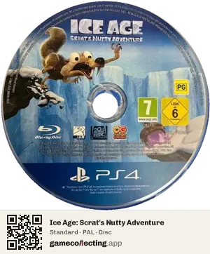 Ice Age: Scrat's Nutty Adventure PlayStation 4, PAL disc