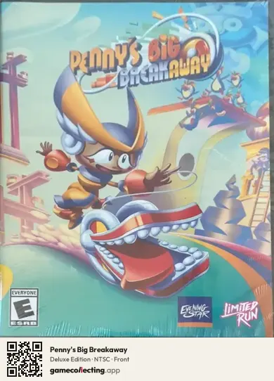 Penny's Big Breakaway PlayStation 5, NTSC box front