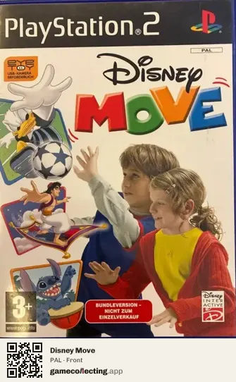 Disney Move PlayStation 2, PAL box front
