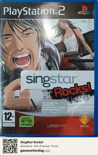 SingStar Rocks! PlayStation 2, France box front