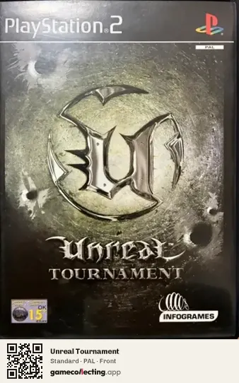 Unreal Tournament PlayStation 2, PAL box front