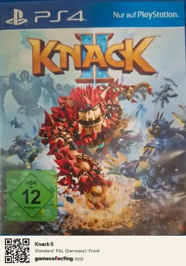 Knack II PlayStation 4, Germany box front