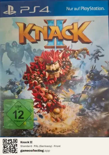 Knack II PlayStation 4, Germany box front