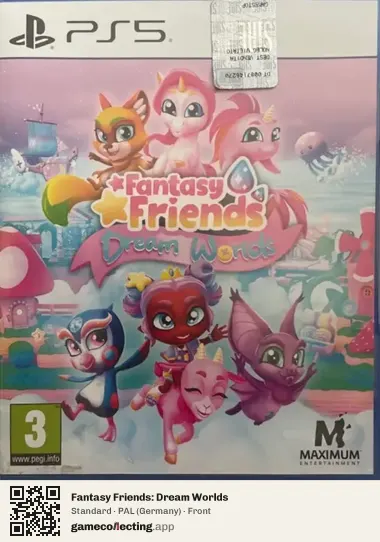 Fantasy Friends: Dream Worlds PlayStation 5, Germany box front