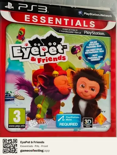EyePet & Friends PlayStation 3, PAL box front