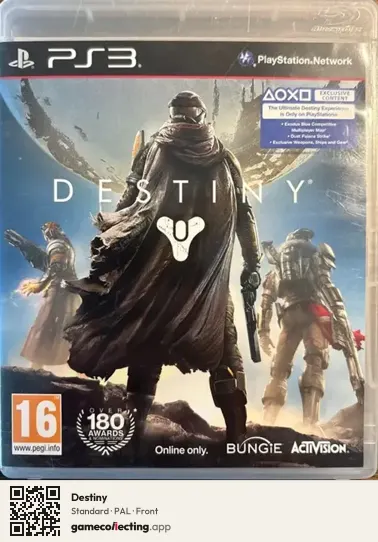 Destiny PlayStation 3, PAL box front