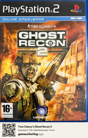 Tom Clancy's Ghost Recon 2 PlayStation 2, Netherlands box front