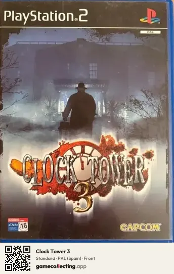 Clock Tower 3 PlayStation 2, Spain box front