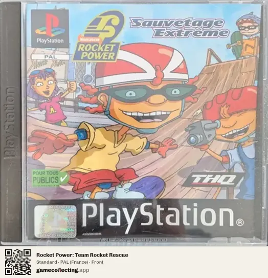 Rocket Power: Team Rocket Rescue PlayStation, France box front