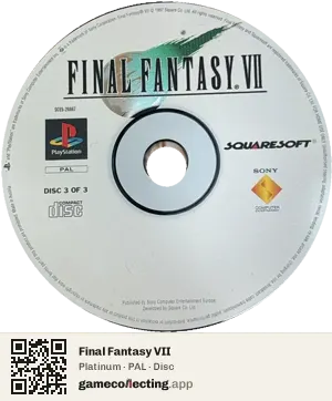 Final Fantasy VII PlayStation, PAL disc