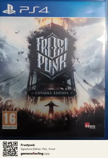 Frostpunk PlayStation 4, PAL box front