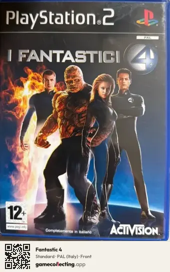 Fantastic 4 PlayStation 2, Italy box front