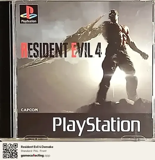 Resident Evil 4 Demake PlayStation, PAL box front