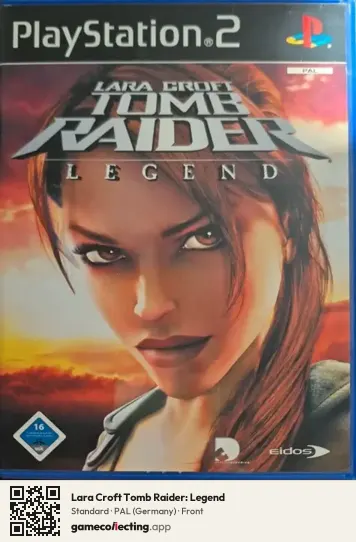 Lara Croft Tomb Raider: Legend PlayStation 2, Germany box front