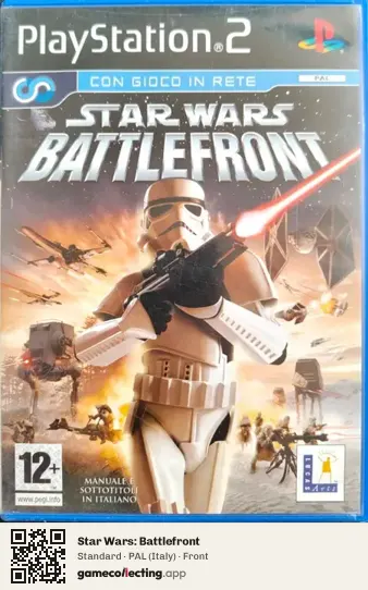 Star Wars: Battlefront PlayStation 2, Italy box front
