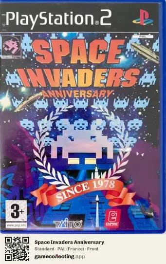 Space Invaders Anniversary PlayStation 2, France box front