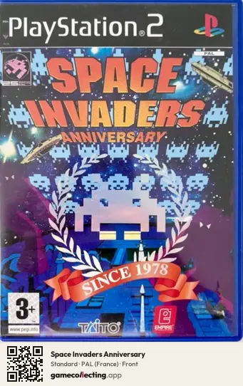 Space Invaders Anniversary PlayStation 2, France box front