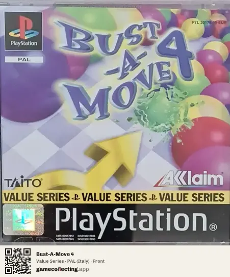 Bust-A-Move 4 PlayStation, Italy box front