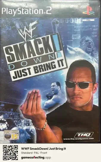 WWF SmackDown! Just Bring It PlayStation 2, PAL box front