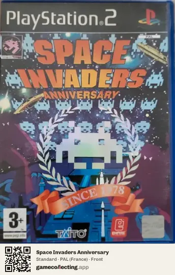 Space Invaders Anniversary PlayStation 2, France box front