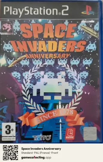 Space Invaders Anniversary PlayStation 2, France box front