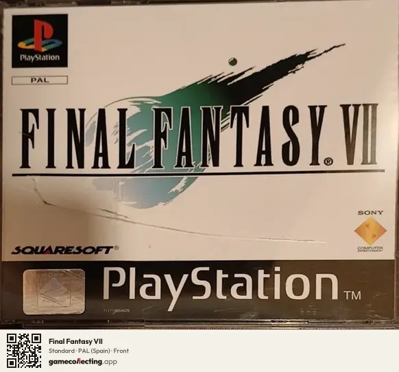 Final Fantasy VII PlayStation, Spain box front