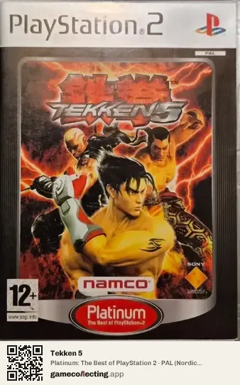 Tekken 5 PlayStation 2, Nordic countries box front