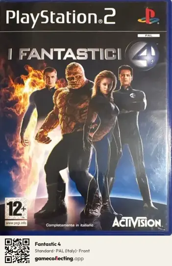 Fantastic 4 PlayStation 2, Italy box front